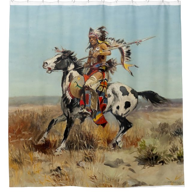 “Dakota Chief” Western Art by Charles M Russell (Front)