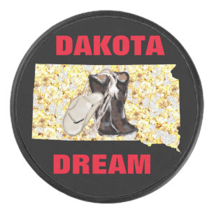 DAKOTA DREAM HOCKEY PUCK