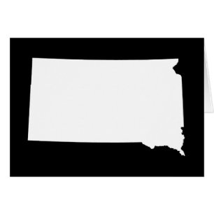 Dakota du Sud en blanc et noir