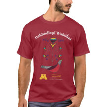 Dakota Language Nest Maroon Tee