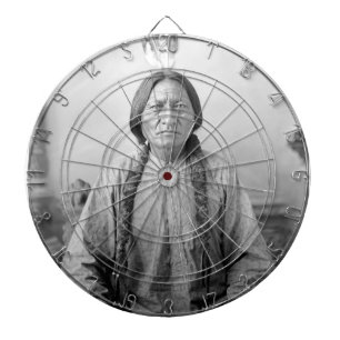 Dakota Leader Sitting Bull Native American Indian  Dartboard