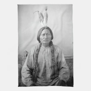 Dakota Leader Sitting Bull Native American Indian  Kitchen Towel