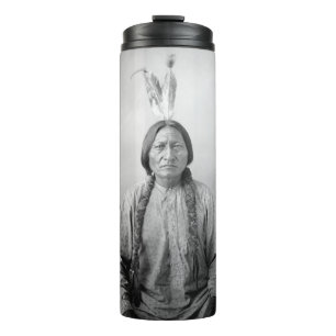 Dakota Leader Sitting Bull Native American Indian Thermal Tumbler