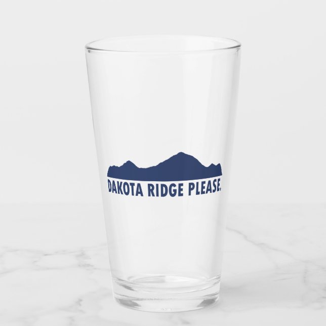 Dakota Ridge Please Glass (Front)