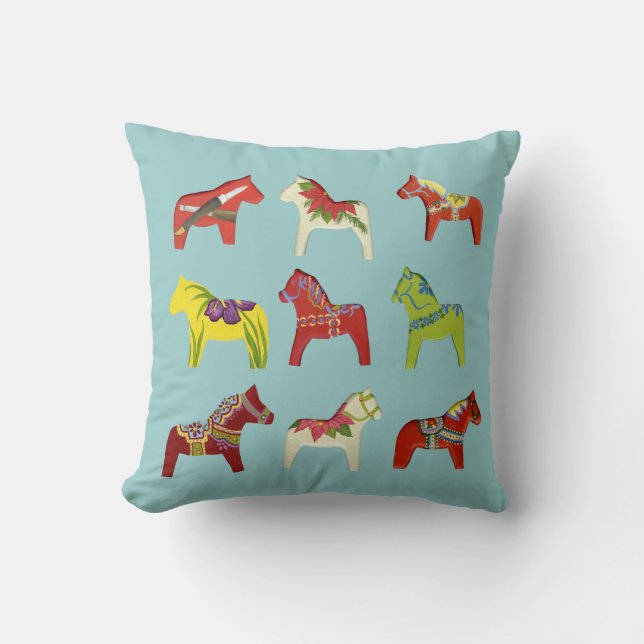 Dala Art Exhibit Pillow (Front)