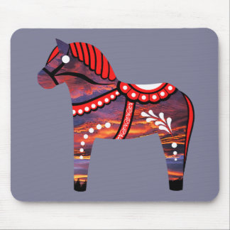 Dala folk horse png- change horse colour/image mouse pad