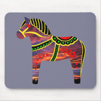 Dala folk horse png- change horse colour/image mouse pad
