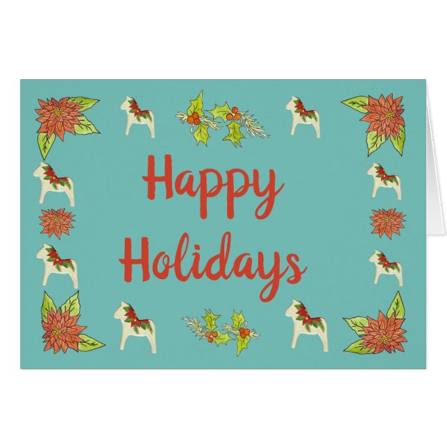 Dala Holiday Card (Front Horizontal)