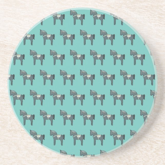 Dala horse coaster (Front)