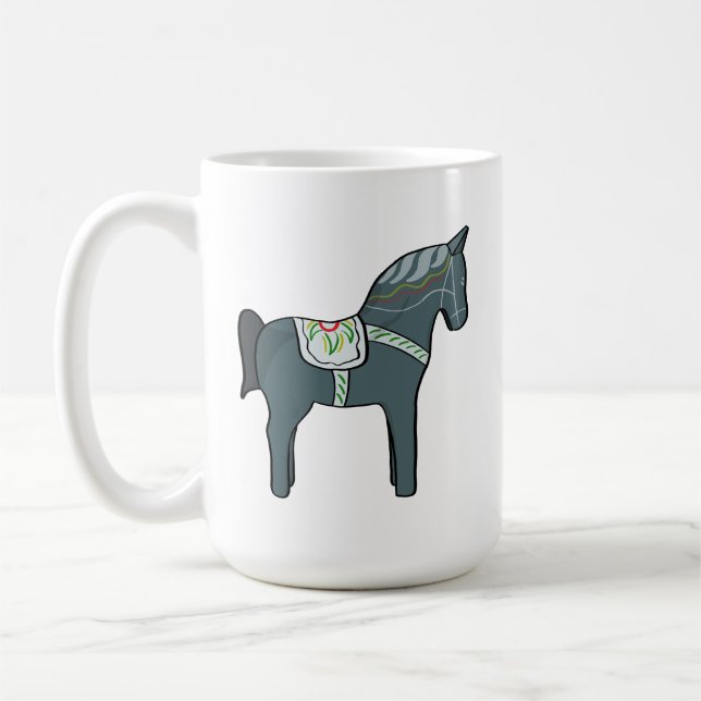 Dala horse coffee mug (Left)