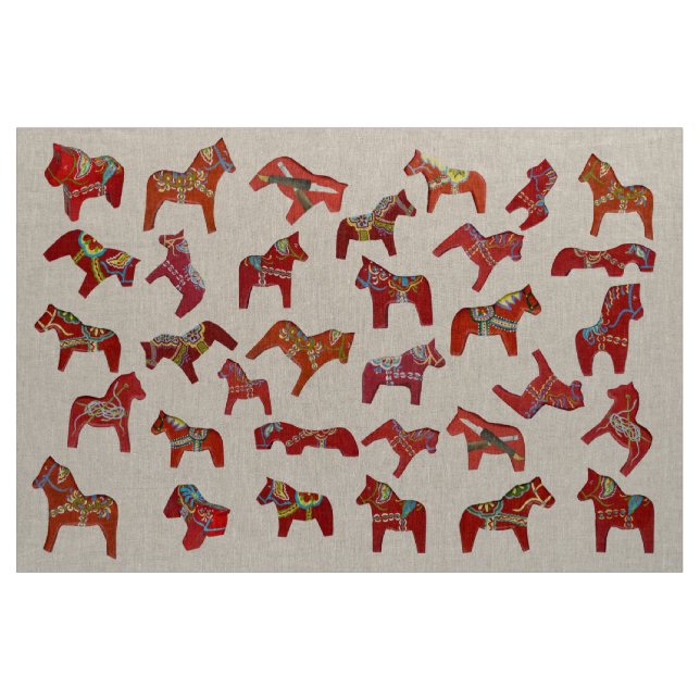 Dala Horse Collector's Fabric (Yard)