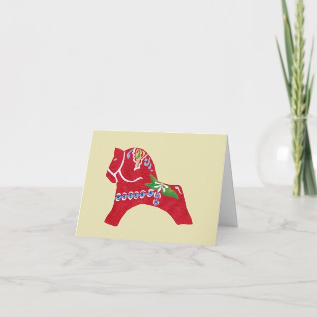 Dala Horse Collectors Notecard (Front)