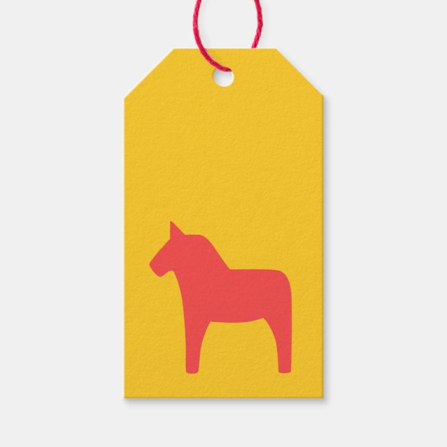 Dala Horse Gift Tags (Front)