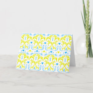 Dala Horse Holiday Card