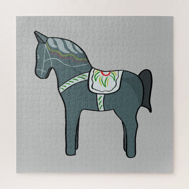 Dala horse jigsaw puzzle (Vertical)