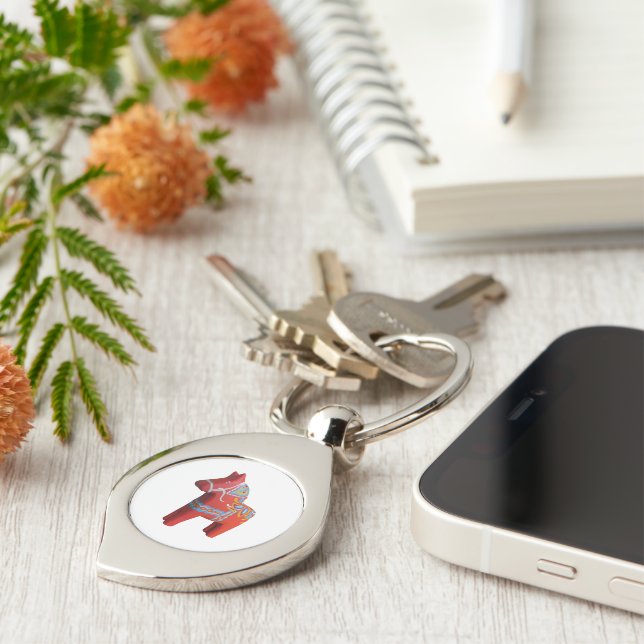 Dala Horse Key Chain (Side)