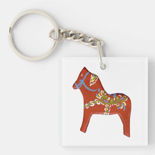 Dala Horse keychain (Front)