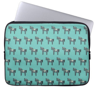 Dala horse laptop sleeve