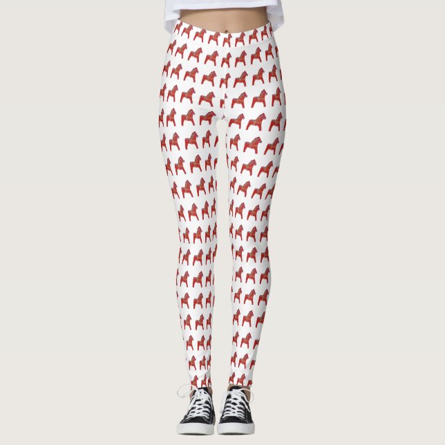 Dala Horse Leggings (Front)