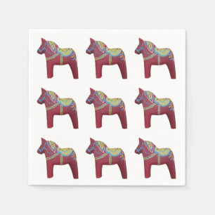 Dala Horse Paper Napkins