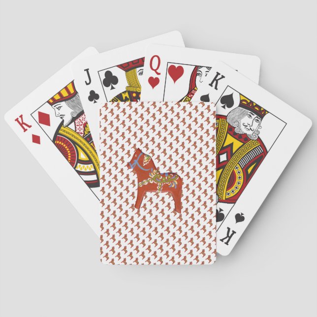 Dala Horse Playing cards (Back)