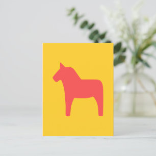 Dala Horse Postcard