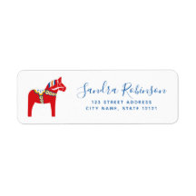 Dala horse return address