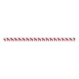 Dala Horse Ribbon Grosgrain Ribbon