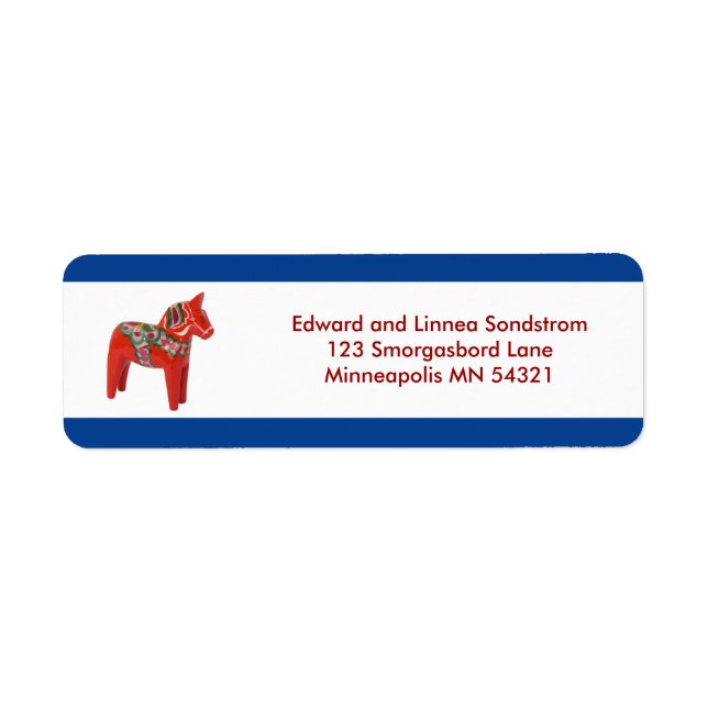 Dala Horse Scandinavie (Devant)