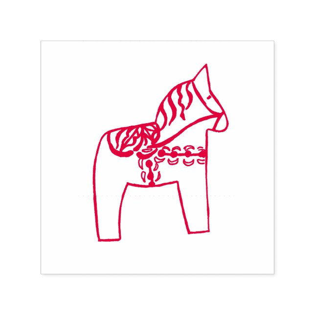 Dala Horse Self Inking Stamp (Design)