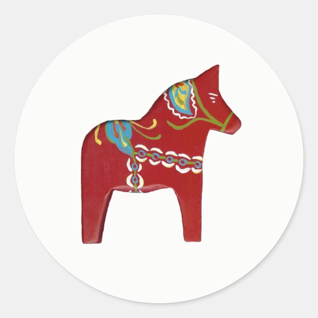 Dala horse sticker (Front)