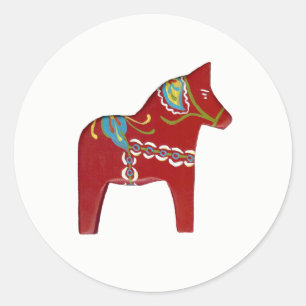 Dala horse sticker