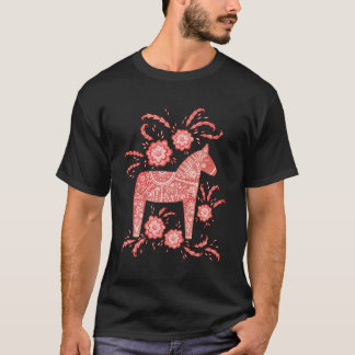 Dala Horse Swedish T-Shirt