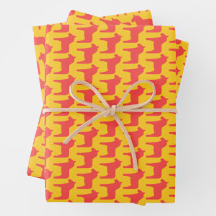 Dala Horse Wrapping Paper Sheets