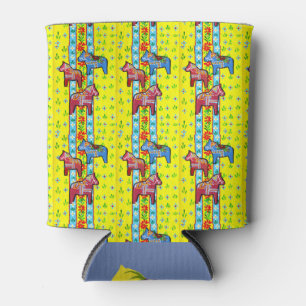 Dala Horses Can Cooler