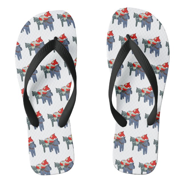 Dala Horses Flip Flops (Footbed)