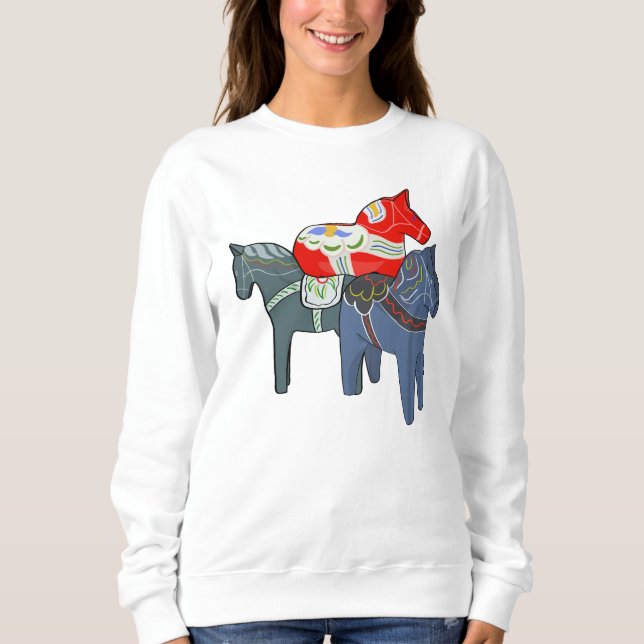 Dala Horses Sweatshirt (Front)