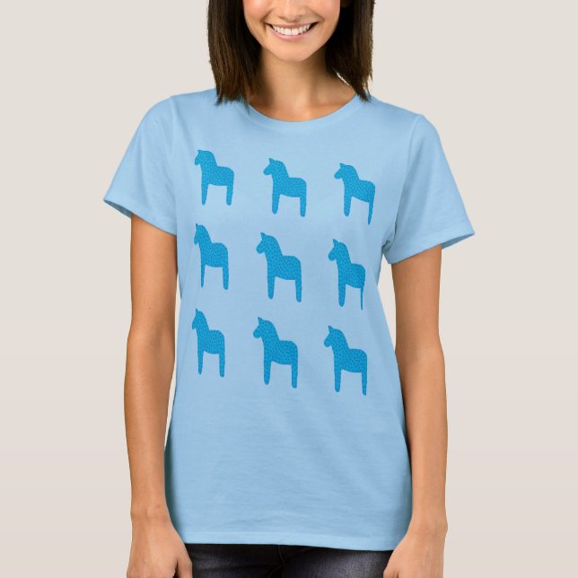 Dala Horses T-Shirt (Front)