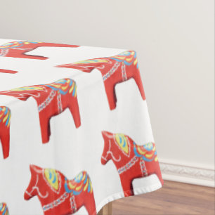 Dala Horses Tablecloth