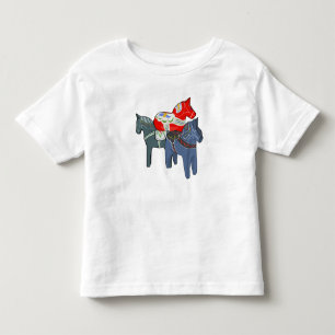 Dala Horses Toddler T-shirt