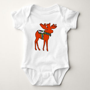 Dala Moose Baby Bodysuit