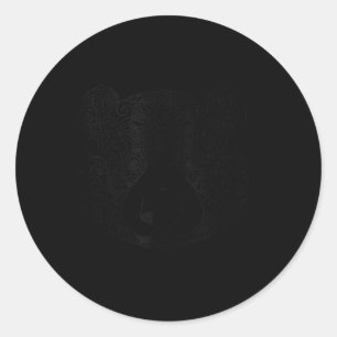 Dala Panda Drawing Animal Panda With Lovely Eyes Classic Round Sticker