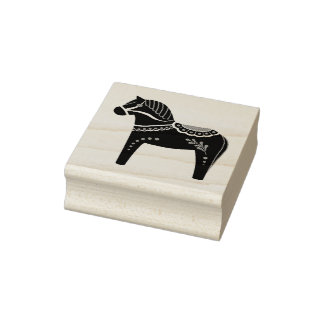 Dalah horse design/silhouette/pattern rubber stamp