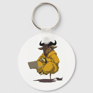 Dalai Gnu Keychain