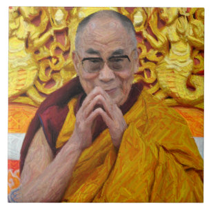 Dalai Lama Buddha Buddhist Buddhism Meditation Tile