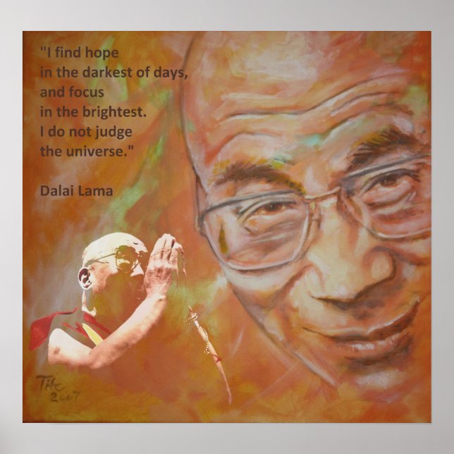 Dalai Lama - Hope Poster (Front)