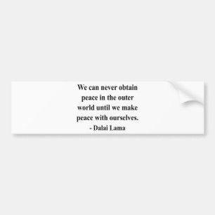 dalai lama quote 10a bumper sticker