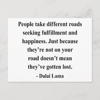 dalai lama quote 1a postcard