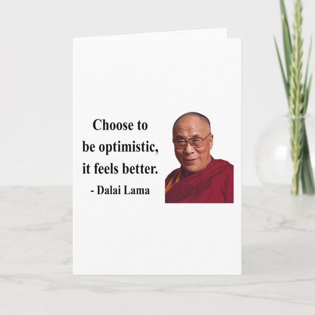 dalai lama quote 4b card (Front)