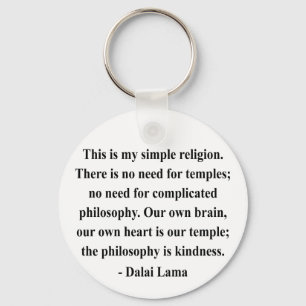 dalai lama quote 6a keychain